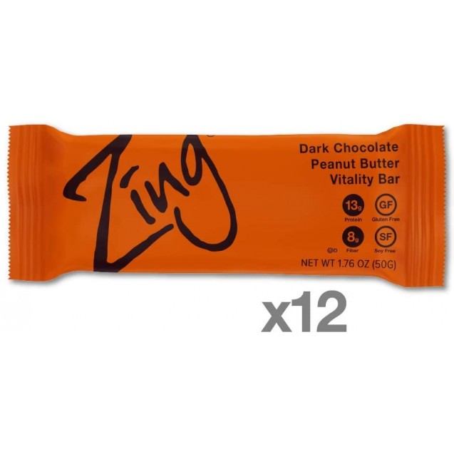 Zing Bars Chocolate Peanut Butter (12x1.7Oz)