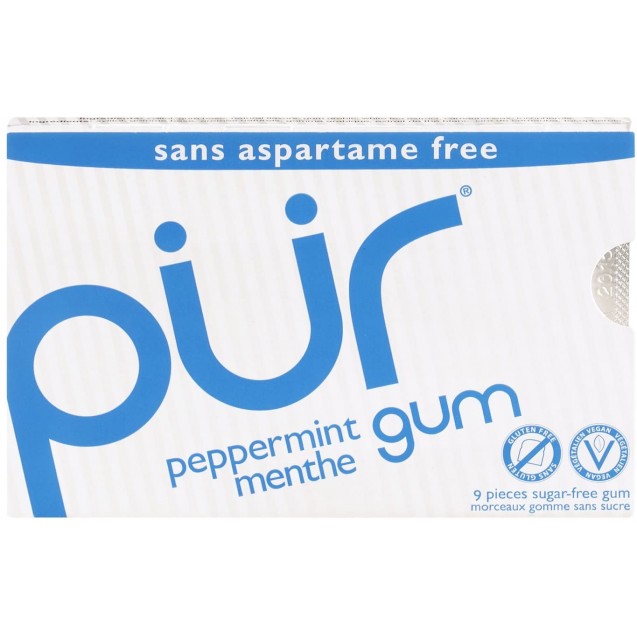 Pur Gum Pur Gum Peppermint 9 Pc (12X12.6 Gram)