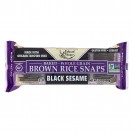 Edward & Sons Black Sesame Brown Rice Snaps (12x3.5 Oz)