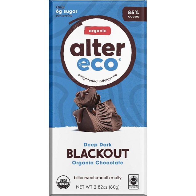 Alter Eco Dark Chocolate Blackout (12x2.82OZ )