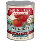 Muir Glen Diced Fire Roasted Tomato No Salt (12x14.5 Oz)