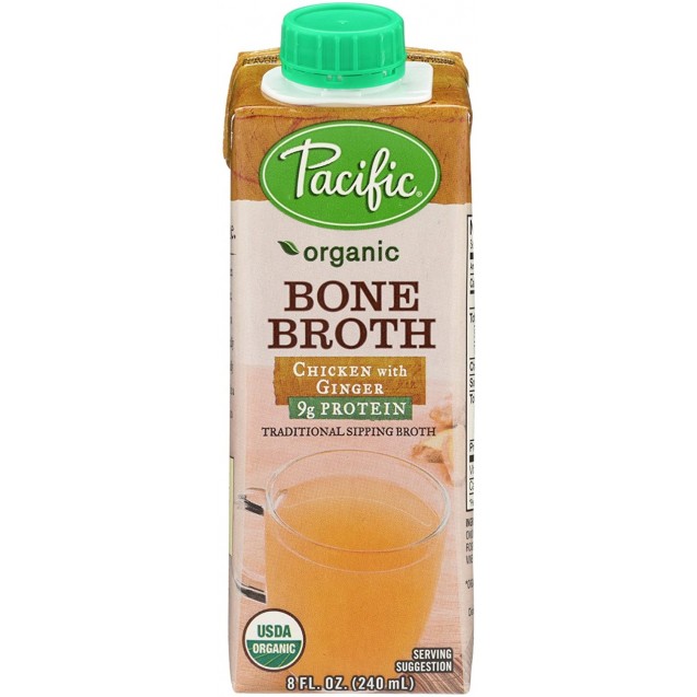 Pacific Natural Foods Pnf Chicken Ginger Bone Broth (12X8 OZ)